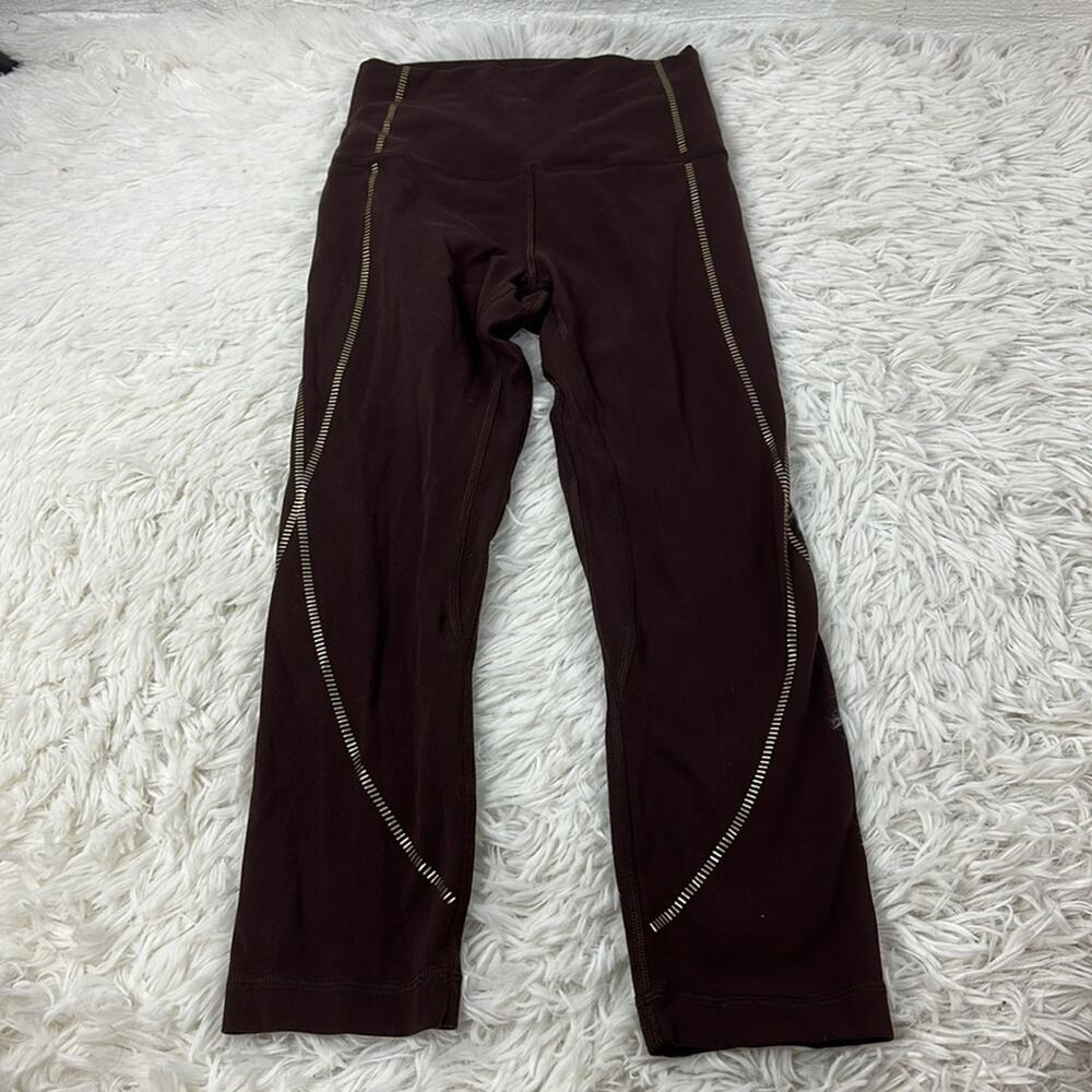Lululemon Align High-Rise Crop 21" *Gold French Press